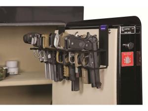 Rack'Em Racks The Holster Safe Door Pistol Rack Black - 235584