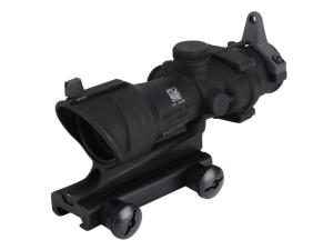 Trijicon ACOG TA01-M4A1 Rifle Scope 4x 32mm Tritium Illuminated Amber Crosshair 223 Remington Reticle with Iron Sights and TA51 Flattop Mount M... - 226284