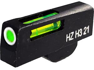 HIVIZ LiteWave H3 Tritium Fiber Optic Front Sight S&W K, L, N Frame Revolver with 2.5 Barrel Or Longer & Pinned Front Sight Green - 851455"