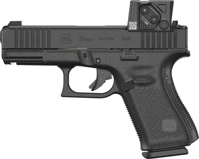 Glock 19 Gen5 9mm 4.02" Barrel 3 15rd Mags with Aimpoint COA Red Dot Sight 764503064883
