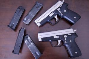 SIG SAUER P229 40SW Stainless Police Trade-in Pistols 000010150504