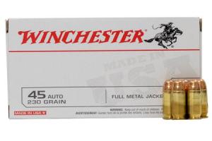WINCHESTER AMMO 45 Auto 230 gr FMJ Police Trade-in Ammo 50/Box 000010277936