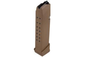GLOCK 19x 9mm 17+2 Factory Magazine with Coyote Tan Finish 000010332375
