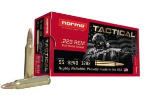 NORMA USA 223 Remington 55 gr Full Metal Jacket (FMJ) 500/Case 000010364517