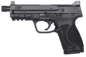 SMITH AND WESSON MP9 M2.0 Compact 9mm Striker-Fired Pistol with Threaded Barrel and Suppressor Height Sights 000010411417