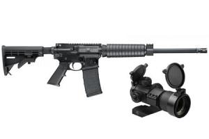 SMITH AND WESSON MP15 Sport II 5.56mm Rifle with NC Star 35mm Red/Green/Blue Dot Optic