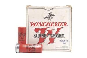 WINCHESTER AMMO 12 Gauge 2-3/4 Inch 1-1/8 oz #7.5 Shot Super Target Police Trade Ammo 25/Box TRGT127