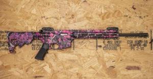 SMITH AND WESSON MP15-22 22LR Police Trade-in Rimfire Rifle with Muddy Girl Camo Finish (Mag Not Included)