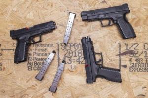 SPRINGFIELD XDM40 4.5 40SW Police Trade-In Pistol with Night Sights (Fair) 000010462982
