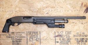 REMINGTON 870 Police Magnum 12 Gauge Police Trade-In Shotgun with Pistol Grip A337884M