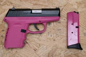 SCCY CPX-2 9mm Police Trade-In Pistol With Pink Frame 635523