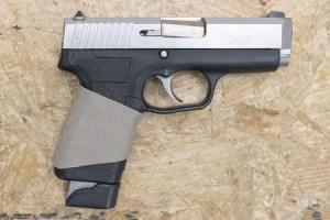 KAHR ARMS CW40 40SW Police Trade-In Pistol with Stainless Slide and Rubber Grip Sleeve 000010501361