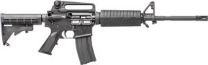 Stag 15 M4 Series Left Hand AR-15 Semi Auto Rifle 5.56 NATO 16" Barrel 30 Rounds A2 Front Sight Mil-Spec Furniture Carbine Stock Matte Black Finish 000015011111