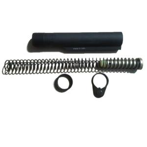 KAK AR-15 6-Position Mil-Spec Carbine Buffer Tube Kit, Tube/Buffer/Buffer Spring/Endplate/Castle Nut, AR15-KT-003