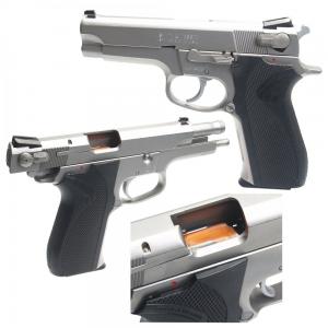 Pre-Owned Smith & Wesson - Imported by LSY Defense 5906 9mm 15+1 4" Pistol in Stainless - SW5906-BC-PO