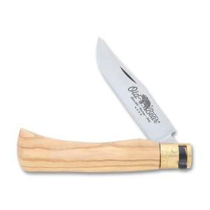 Antonini Knives Old Bear Medium Olive Wood Handle 420 Stainless Steel Blade 000253900008