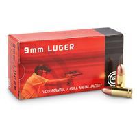 GECO, 9mm, FMJ, 124 Grain, 50 Rounds 210040050