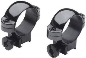 Burris Rimfire-Airgun Deluxe Steel .22 Rings - Medium, Gloss Black 420072