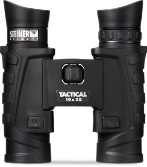 New, Steiner 10x28 Tactical T28 Binoculars, Charcoal, 6504 