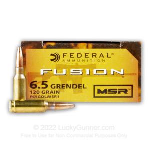 6.5 Grendel - 120 Grain SP - Federal Fusion Rifle - 200 Rounds 0004544622051