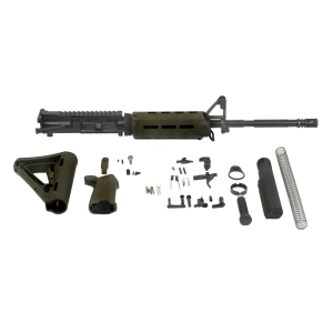 PSA 16" Carbine 5.56 NATO 1/7 M4 Nitride MOE Olive Drab Green  Freedom Rifle Kit - 516444567 000516444567