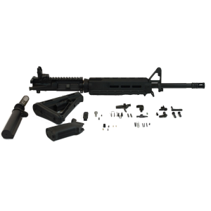 PSA 16" Midlength 5.56 NATO 1:7 Nitride MOE Freedom Rifle Kit With Rear MBUS - 516444570 000516444570