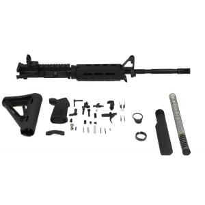 PSA 16" M4 Nitride 5.56 NATO 1:7 MOE Freedom Rifle Kit w/ MBUS Rear Sight - 516444708 000516444708