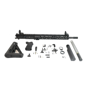 PSA 16" M4 Carbine 5.56 NATO 1:7 Nitride 13.5" Lightweight M-Lok MOE Freedom Rifle Kit with MBUS Sight Set - 516446228 000516446228