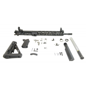 PSA 16" M4 5.56 NATO 1/7 Carbine-Length  Nitride 13.5" Lightweight M-Lok MOE EPT Rifle Kit With MBUS Sight Set - 516447430 000516447430