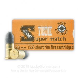 22 Short - 28 gr LRN - Super Match - VOSTOK - 600 Rounds 22SRVOSTOKOSM