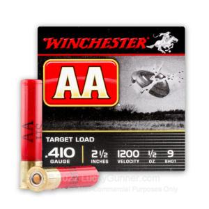 410 Bore - 2-1/2" #9 AA-HS Target - Winchester - 250 Rounds 0020892004479