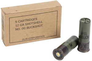 WINCHESTER MILITARY GRADE 12GA 2-3/4IN 00BUCK 5 RD Q1544