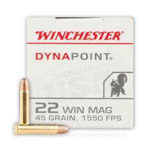 22 WMR - 45 Grain CPHP - Winchester Dynapoint - 2000 Rounds 0020892101593