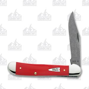 Case Red Smooth Synthetic CV Single Blade Copperhead 002120521737