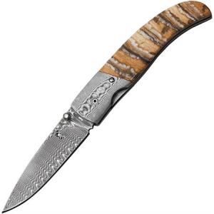 Browning 0242 Damascus Linerlock Mammoth 002361448255