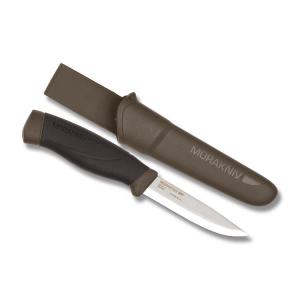Mora of Sweden Companion Heavy Duty with Black Rubber Handles and Carbon Steel 3.875" Clip Point Plain Edge Blades Model M-12494 002487000207