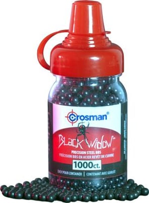 CROSMAN BLACK WIDOW BB'S CASE OF 15-PACKS OF 1000 EACH 0028478152203