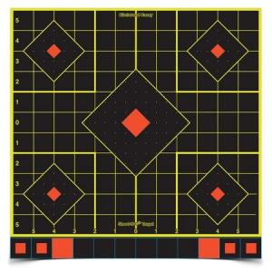 Birchwood Casey Shoot-N-C Sight-In Targets 12 Inch 100 Targets 1200 Pasters 002905734211