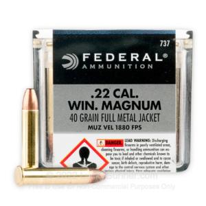 22 WMR - 40 Grain FMJ - Federal Champion - 3000 Rounds 0029465056037