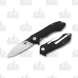 Bestech Beluga Black D2 Tool Steel Blade Black G-10 Handle 003236000158