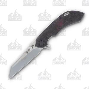 Olamic Wayfarer 247 Folding Knife T-026W Dark Matter Purple Fat Carbon