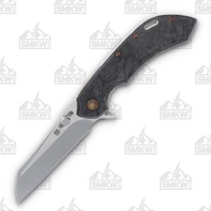Olamic Wayfarer 247 Folding Knife T-027W Dark Matter Fat Carbon (Black Antique Neontropic)