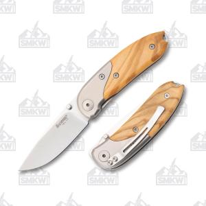 LionSteel 8200 UL Mini with Clip Olivewood