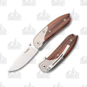 LionSteel 8200 ST Mini with Clip Santos Wood