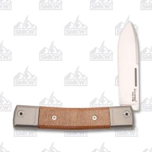 LionSteel BM2 CVN Bestman Slipjoint Natural Micarta