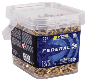 Federal 750BKT1375 Small Game Target BYOB 22 LR 36 gr Copper Plated Hollow Point (CPHP) 1375 Bx/ 12 Cs 004544650290