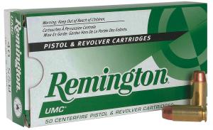 Remington UMC .40 S&W, 180 Grain MC, 50 Rounds 23742 0047700077311