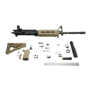 PSA 16" Carbine-Length 5.56 NATO 1/7 Nitride MOE EPT Freedom Rifle Kit with Rear MBUS, Flat Dark Earth 005165449135