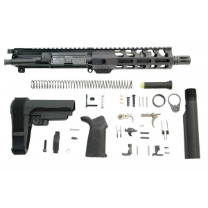 PSA 8.5" .300 AAC Blackout 1:7 Nitride 7" Lightweight M-Lok MOE EPT SBA3 Pistol Kit - 5165449761 005165449761