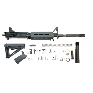 BLEM PSA 16" M4 Carbine-Length 5.56 NATO 1/7 Nitride MOE Rifle Kit With MBUS Rear, Gray - 5165450338B